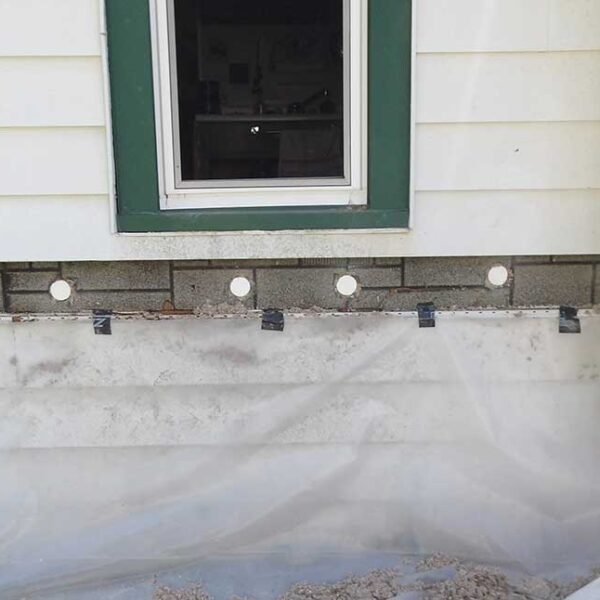 spray foam in progress