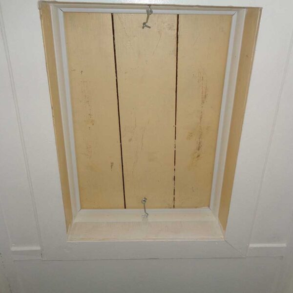 entrance to attic