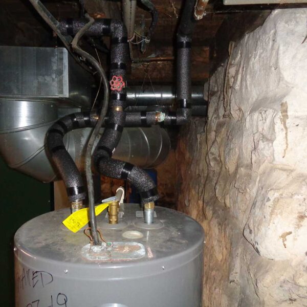 plumbing for new water heater