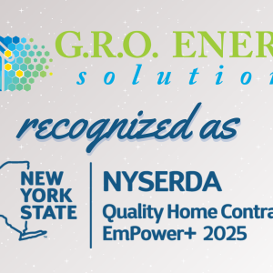 G.R.O. Energy Solutions Recognized as a NYSERDA Quality Home Contractor!